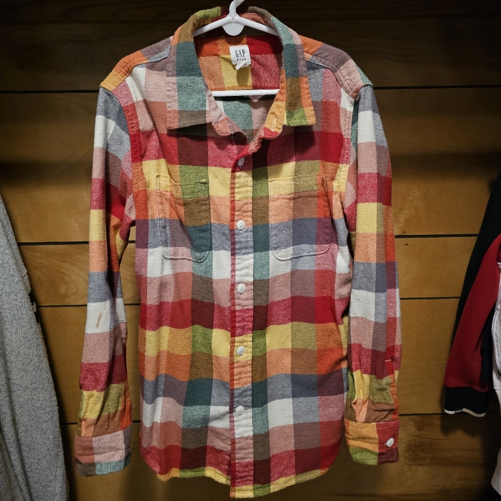 Kids fall flannel